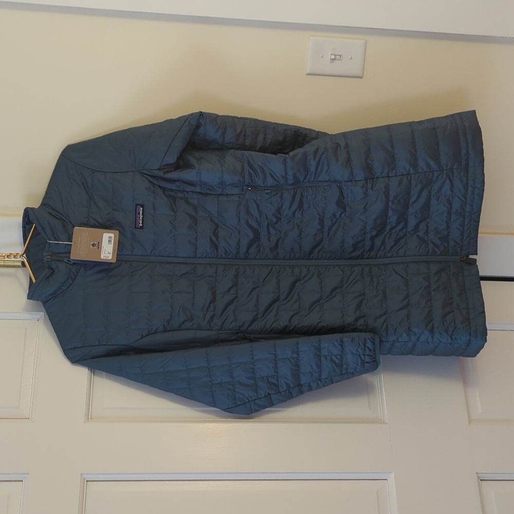 Medium Patagonia nano puff parka NWT Abalone blue